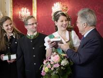 Valentinstagsbesuch bei Bundepräsident Dr. Heinz Fischer 2016 (C) Carina Karlovits/HBF