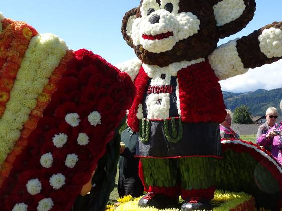 Siegerwagen des Blumenkorsos 2015 (C) Oststeiermark Tourismus